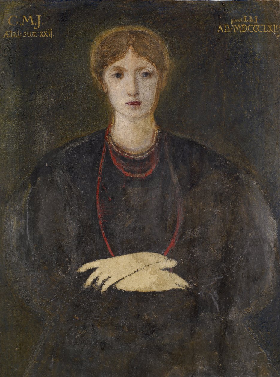 Portræt af Georgiana Burne-Jones (1840-1920) af Edward Burne Jones