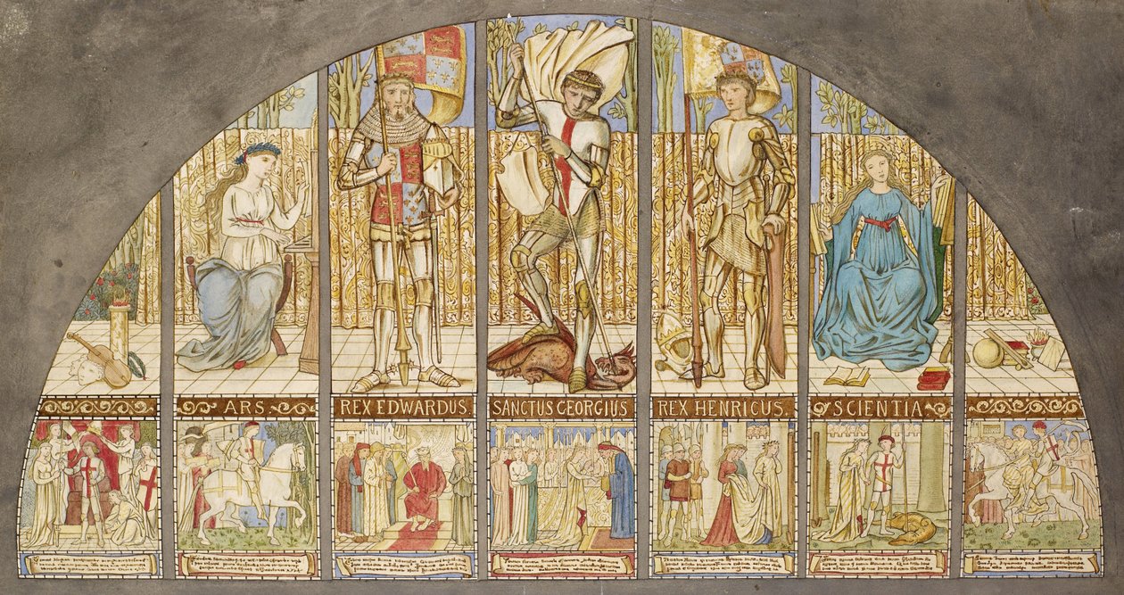 Rosernes krige af Edward Burne Jones