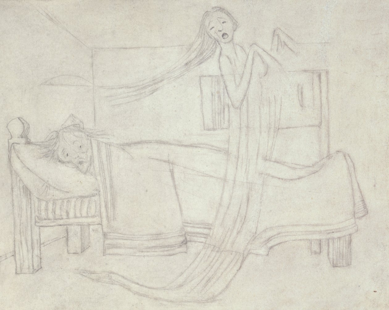 Malerens drøm II (se også 360402) af Edward Burne Jones