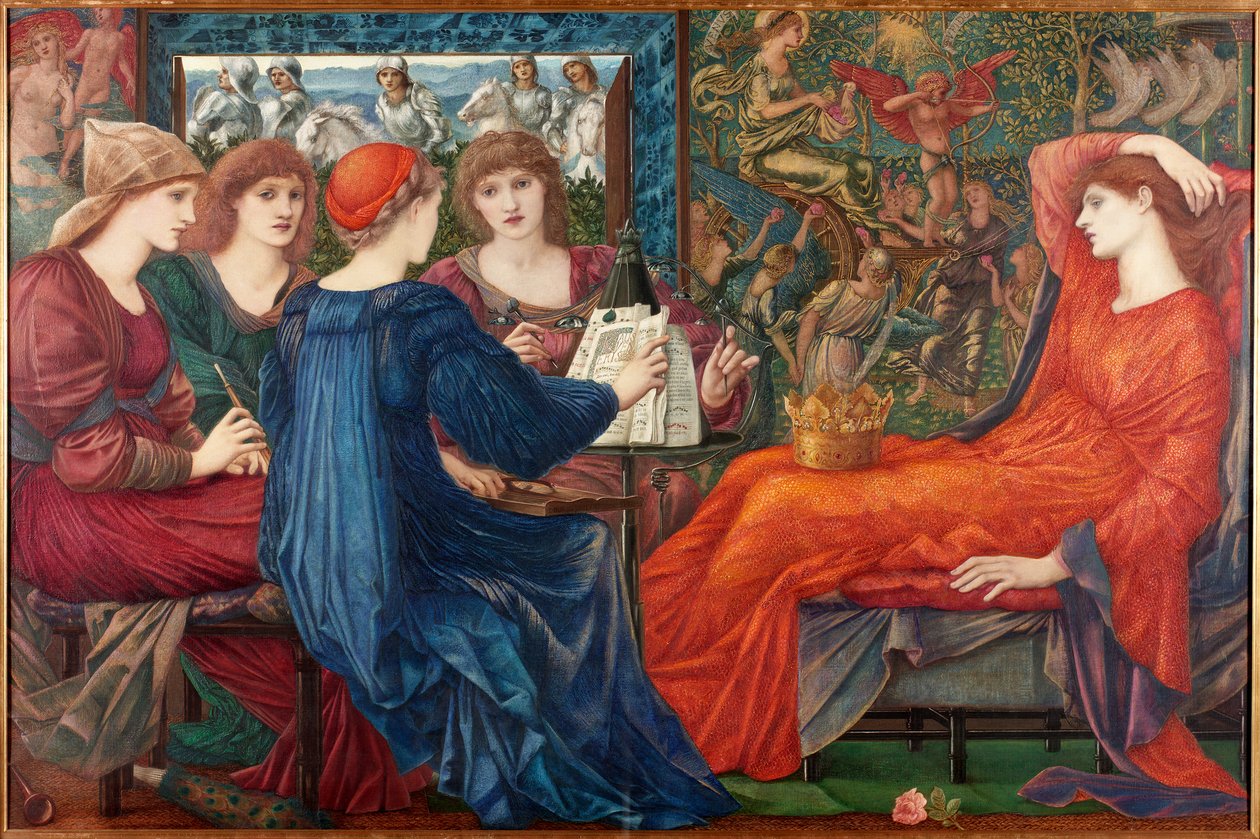 Lovprisning af Venus, c.1873-75 af Edward Burne Jones