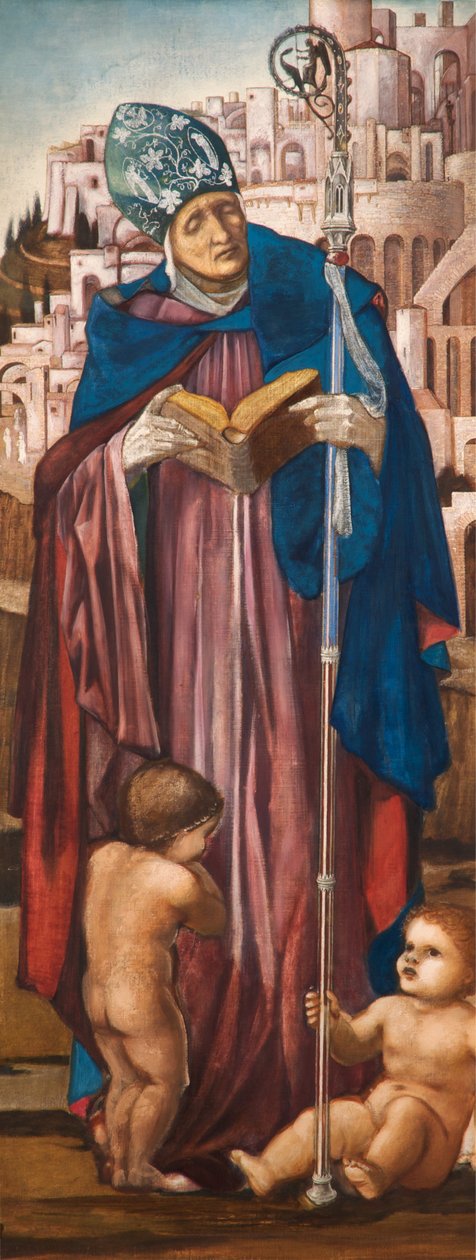 Sankt Nikolaus, ca.1870-98 af Edward Burne Jones
