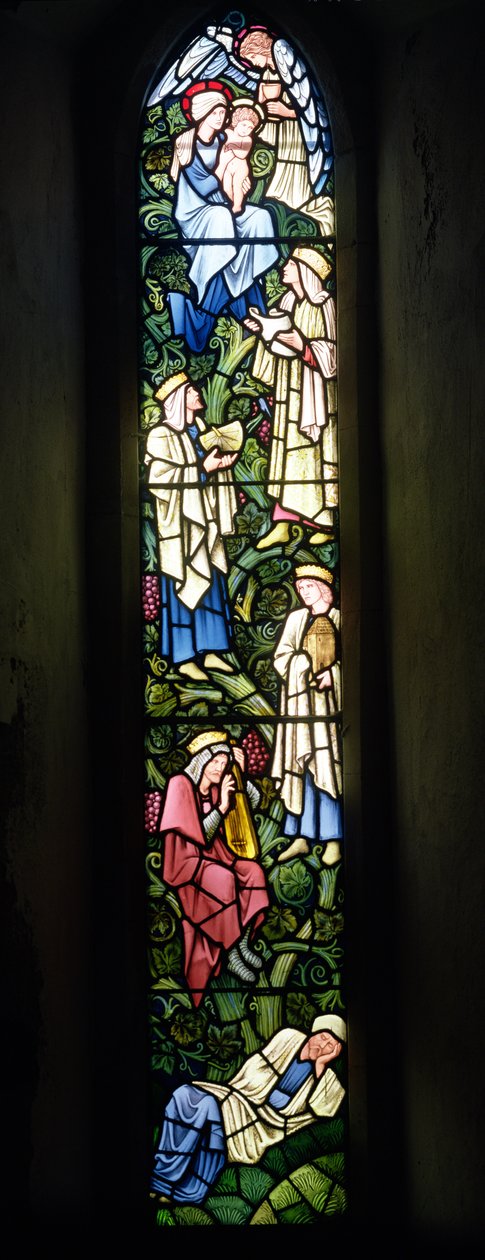The Tree of Jesse (farvet glas) af Edward Burne Jones