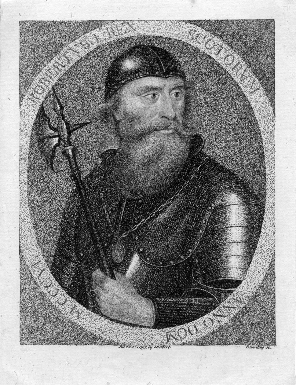 graveret portræt af Edward Harding