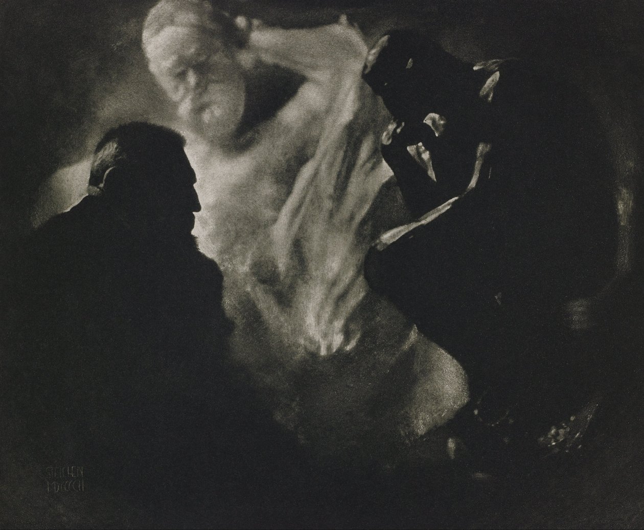 Rodin - Tænkeren af Edward Jean Steichen