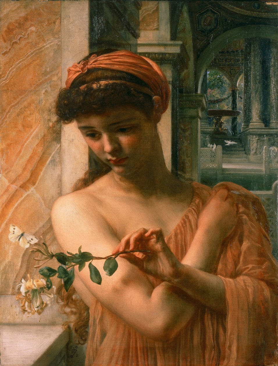 Psyke i kærlighedens tempel af Edward John Poynter
