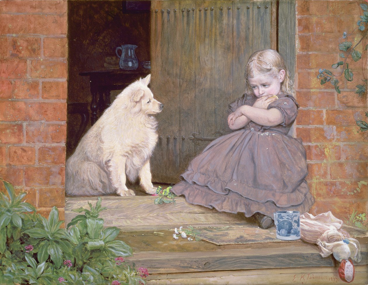 Tea Time, 1873 af Edward Killingworth Johnson