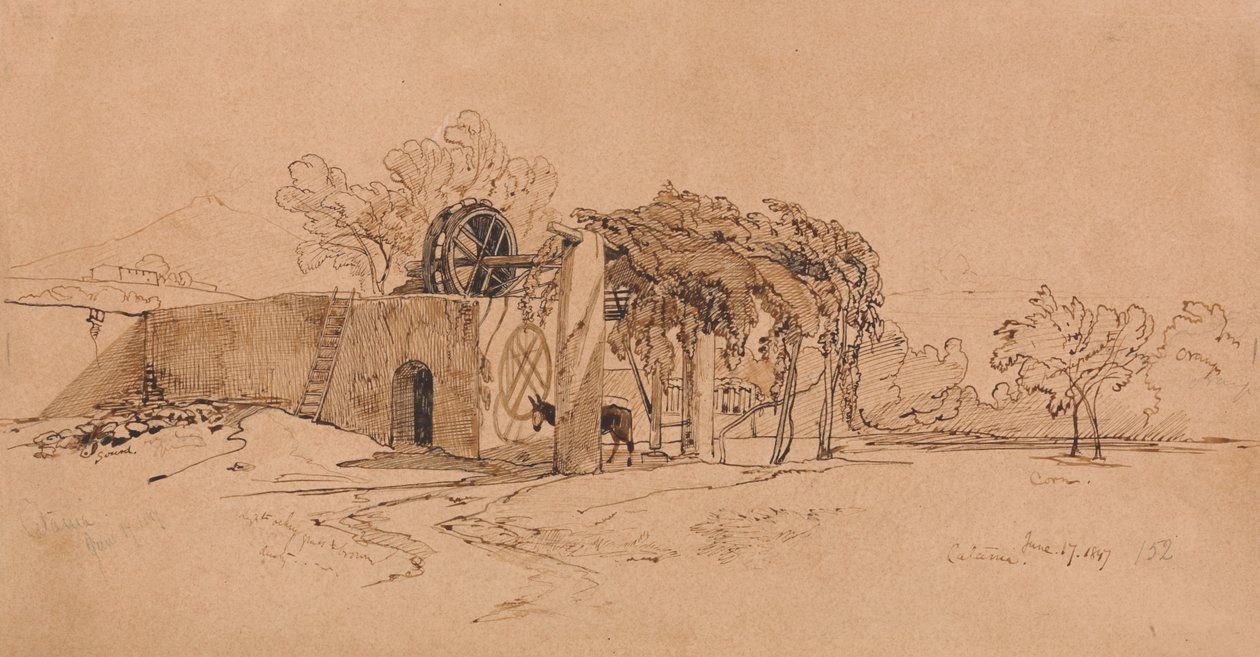 Catania af Edward Lear