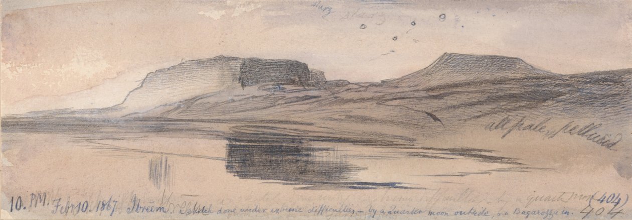 Ibreem, kl. 10:00, 10. februar 1867 (404) af Edward Lear