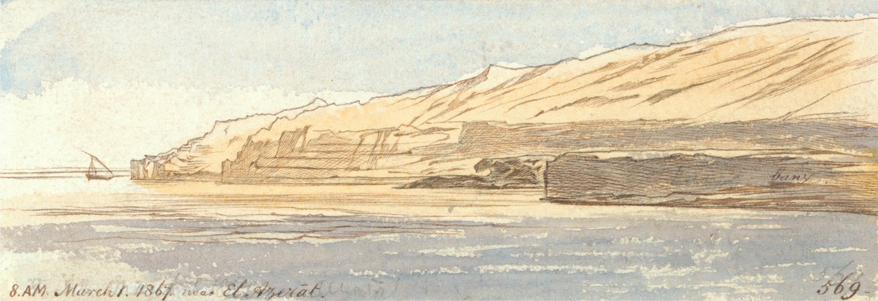 I nærheden af El Azerat af Edward Lear