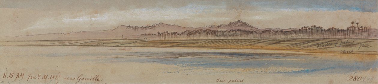 I nærheden af Gamille af Edward Lear
