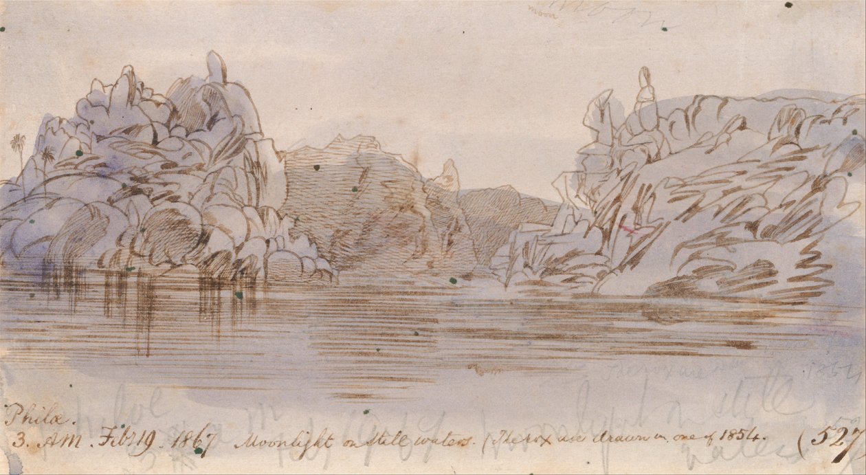 Philae af Edward Lear