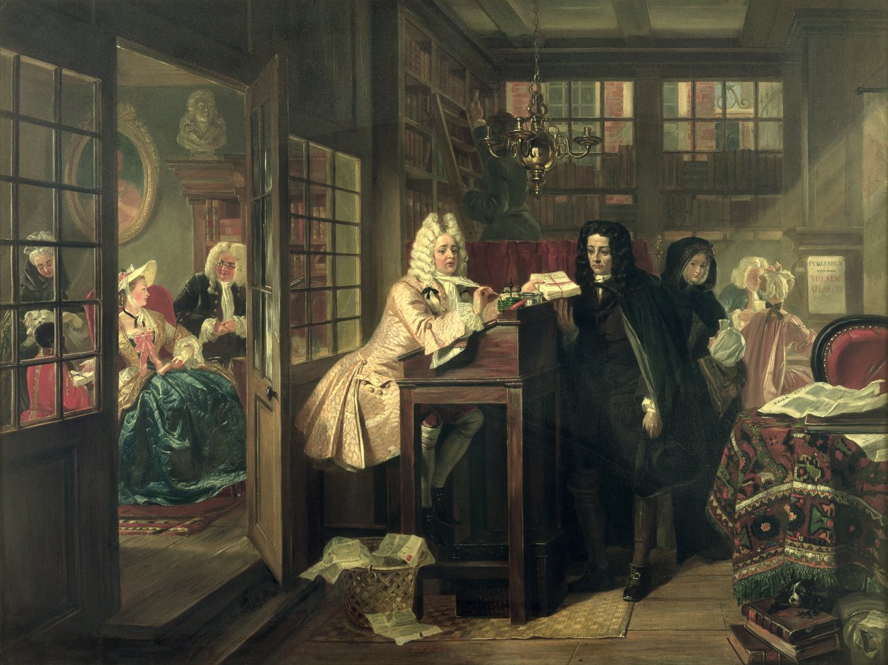 Defoes manuskript af Robinson Crusoe afvist af forlagene af Edward Matthew Ward