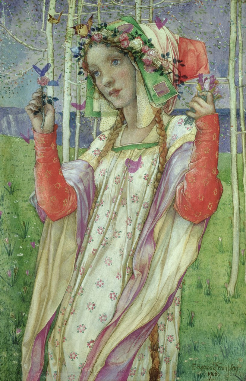 Eventyrland, 1906 af Edward Reginald Frampton
