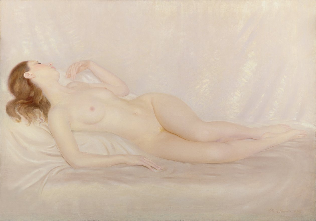Liggende nøgen af Edward Stanley Mercer