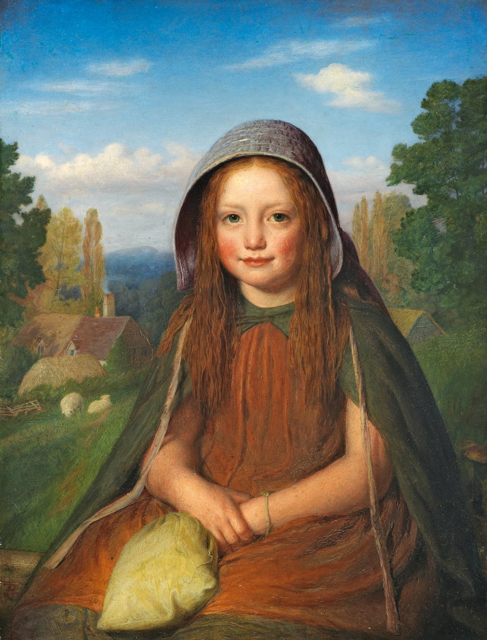 En pige, 1861 af Edward Thompson Davis