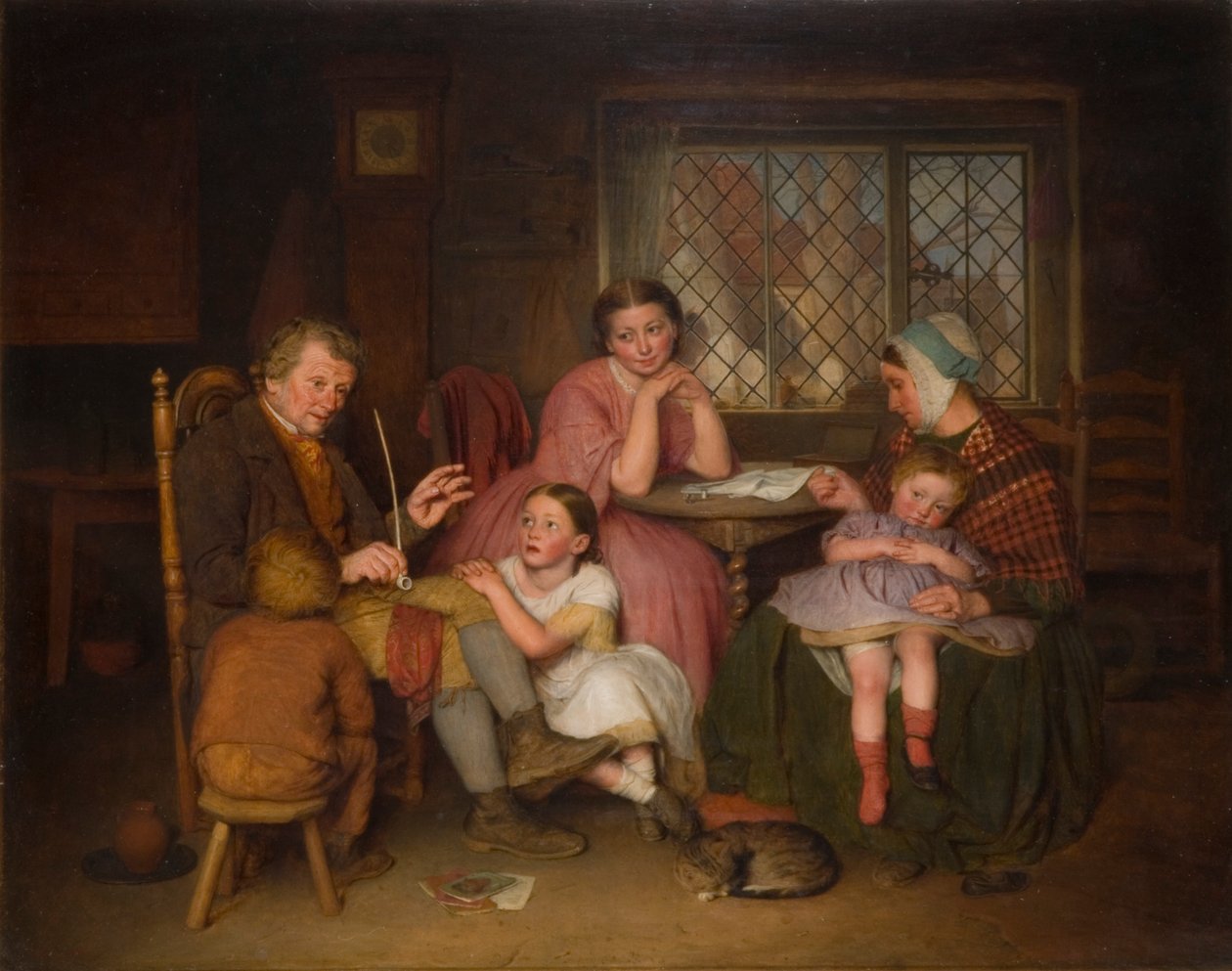 Bedstefars fortælling, 1860 af Edward Thompson Davis