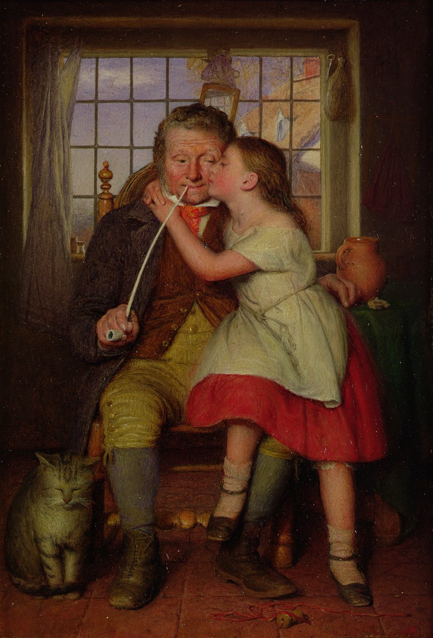 På bedstefars knæ af Edward Thompson Davis