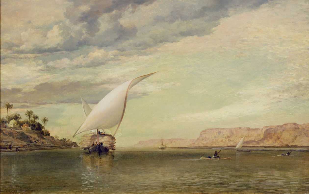 På Nilen af Edward William Cooke