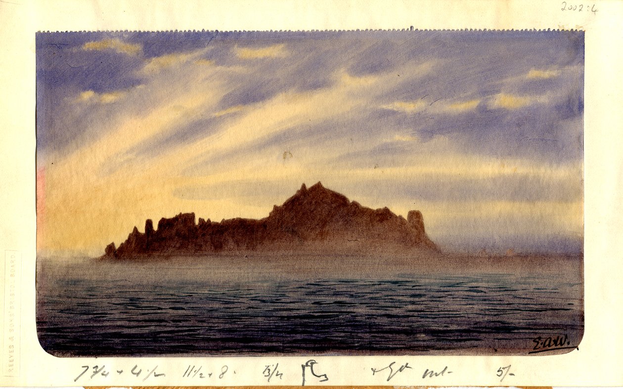 Syd Trinidad, 1901 (wc på papir) af Edward Adrian Wilson