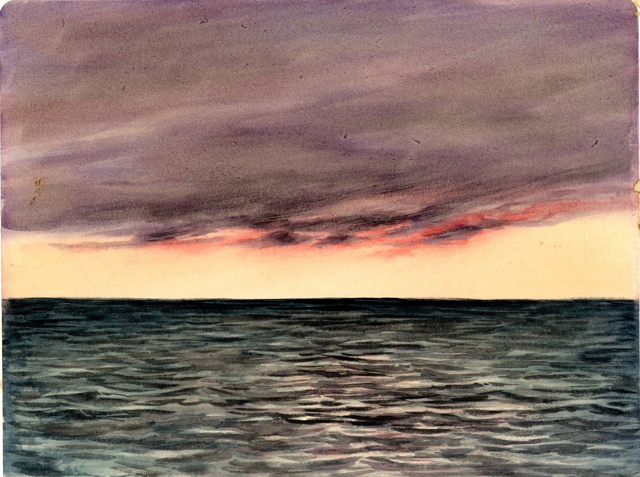 Sunrise, 1910 (wc på papir) af Edward Adrian Wilson