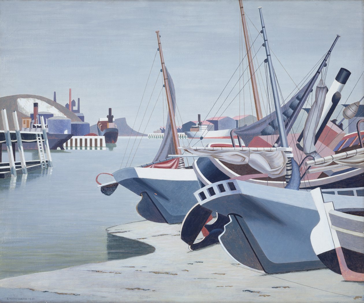 Nedtur af Edward Alexander Wadsworth