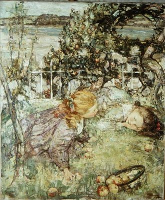 Piger i en frugthave af Edward Atkinson Hornel