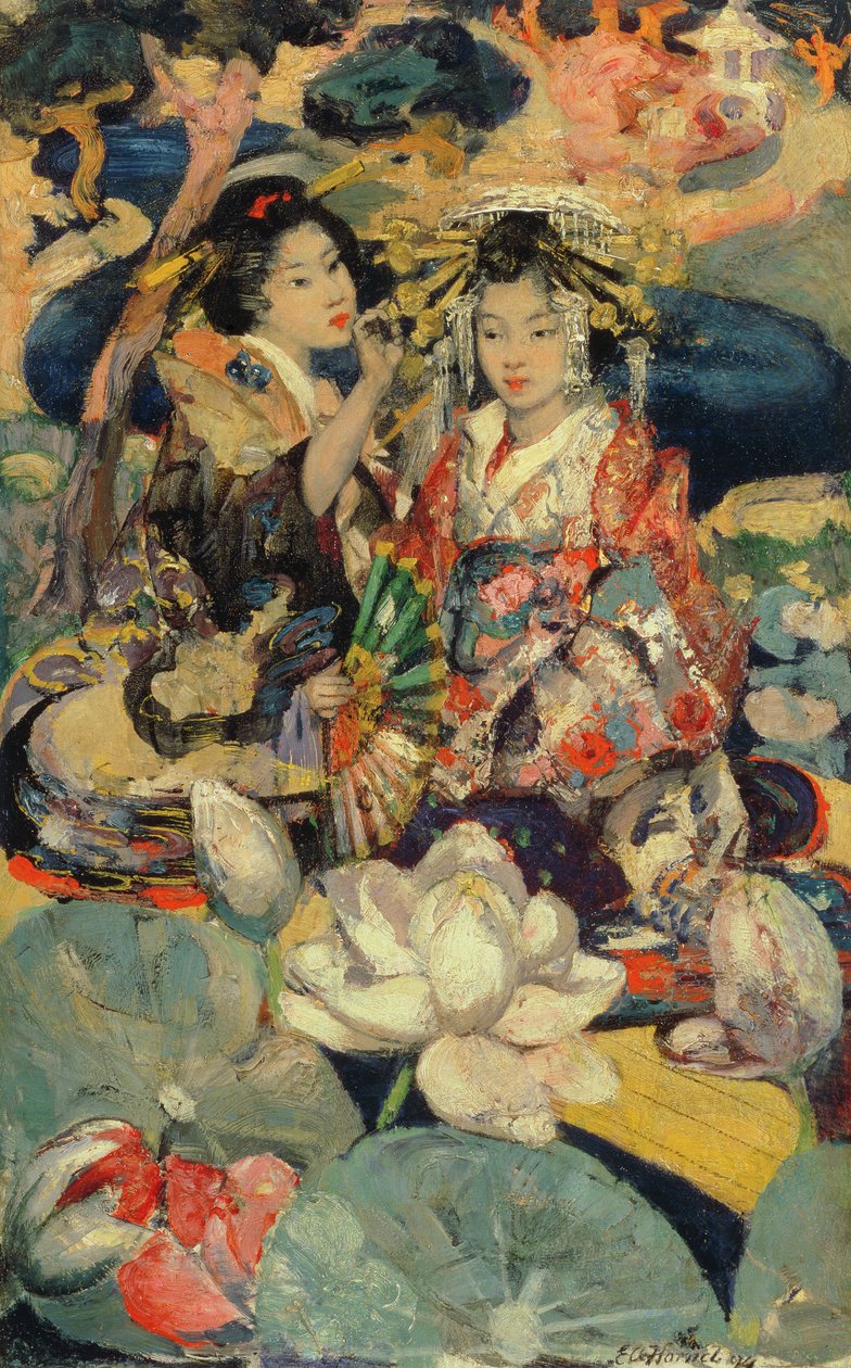 Lotusblomsten af Edward Atkinson Hornel