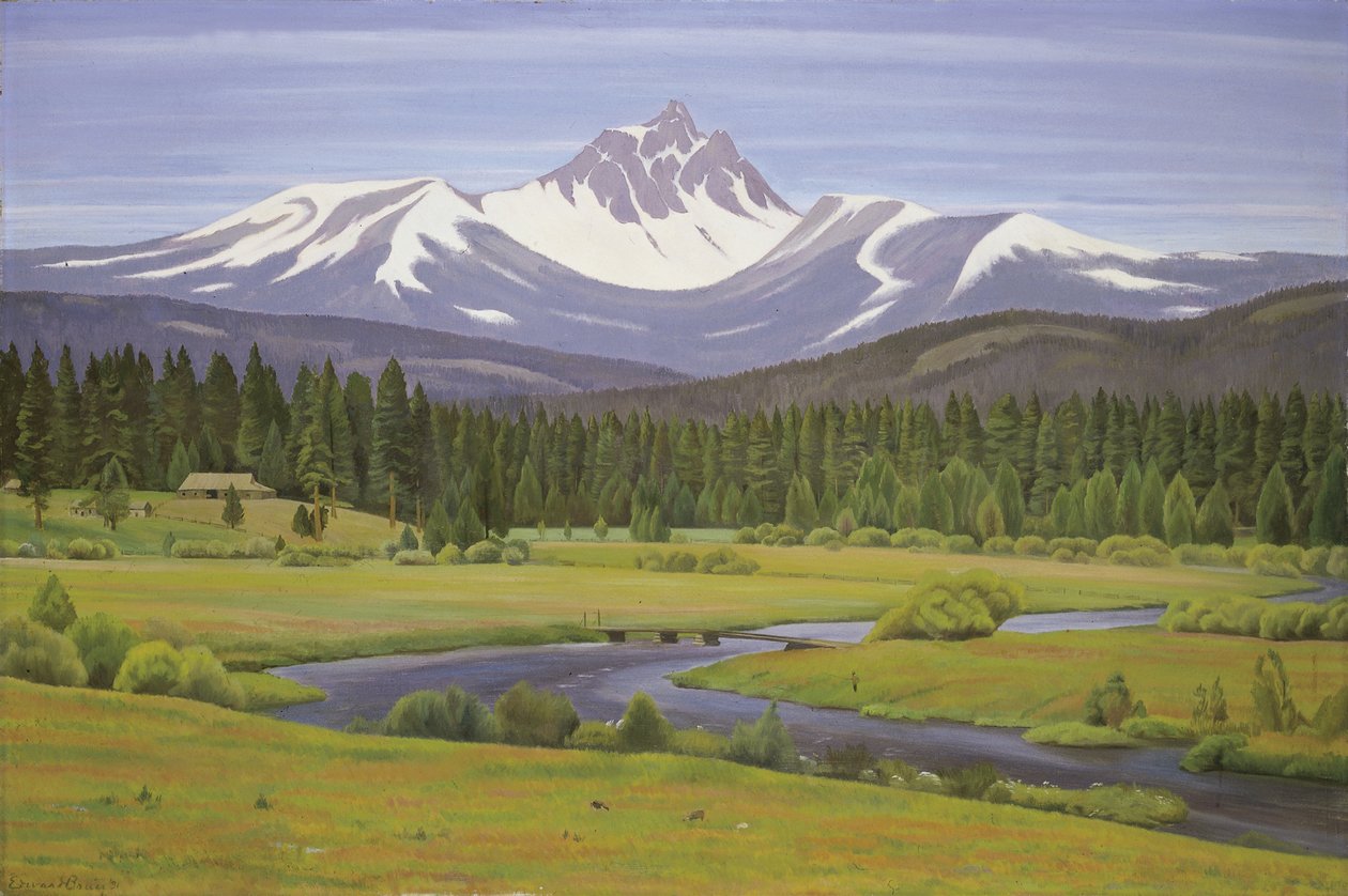 I Cascade Mountains, 1931. af Edward Bruce