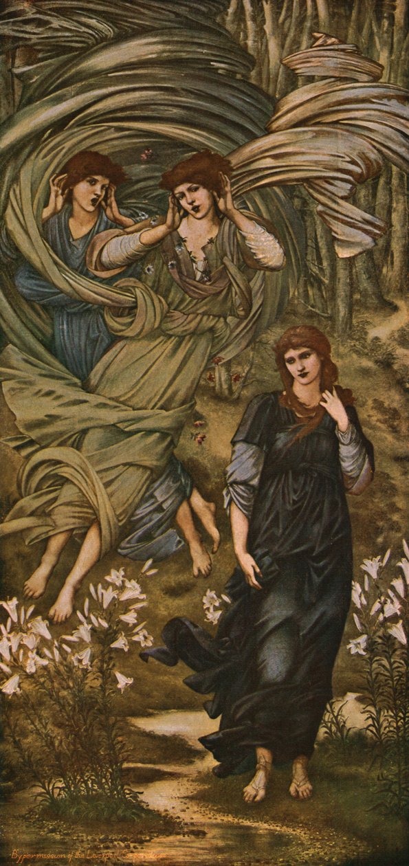 Sponsa De Libano, 1891, c1930. af Edward Burne Jones