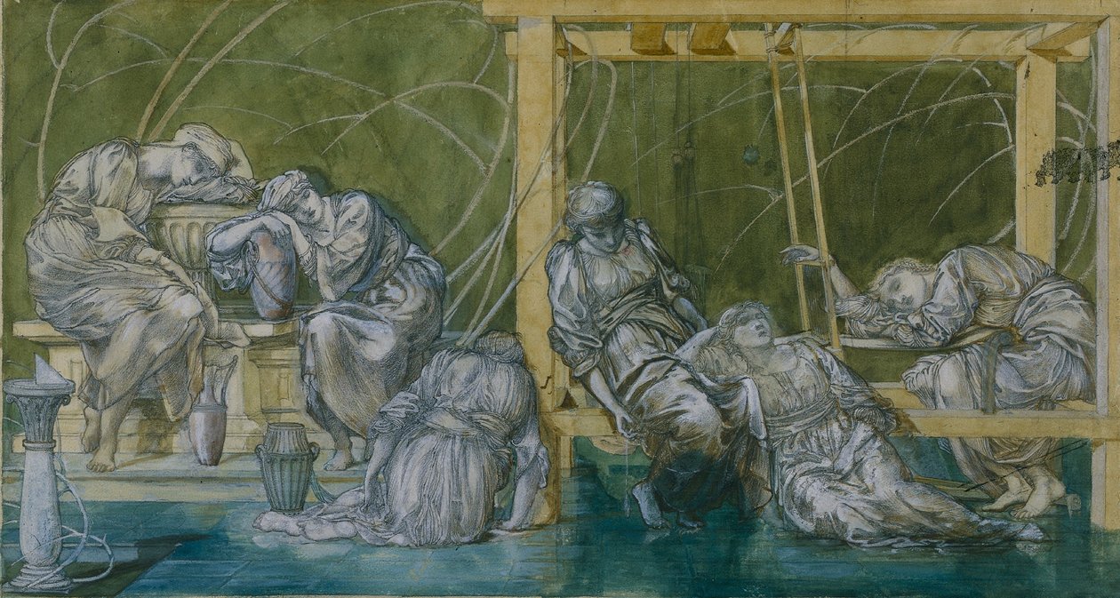 Havegården af Edward Burne Jones