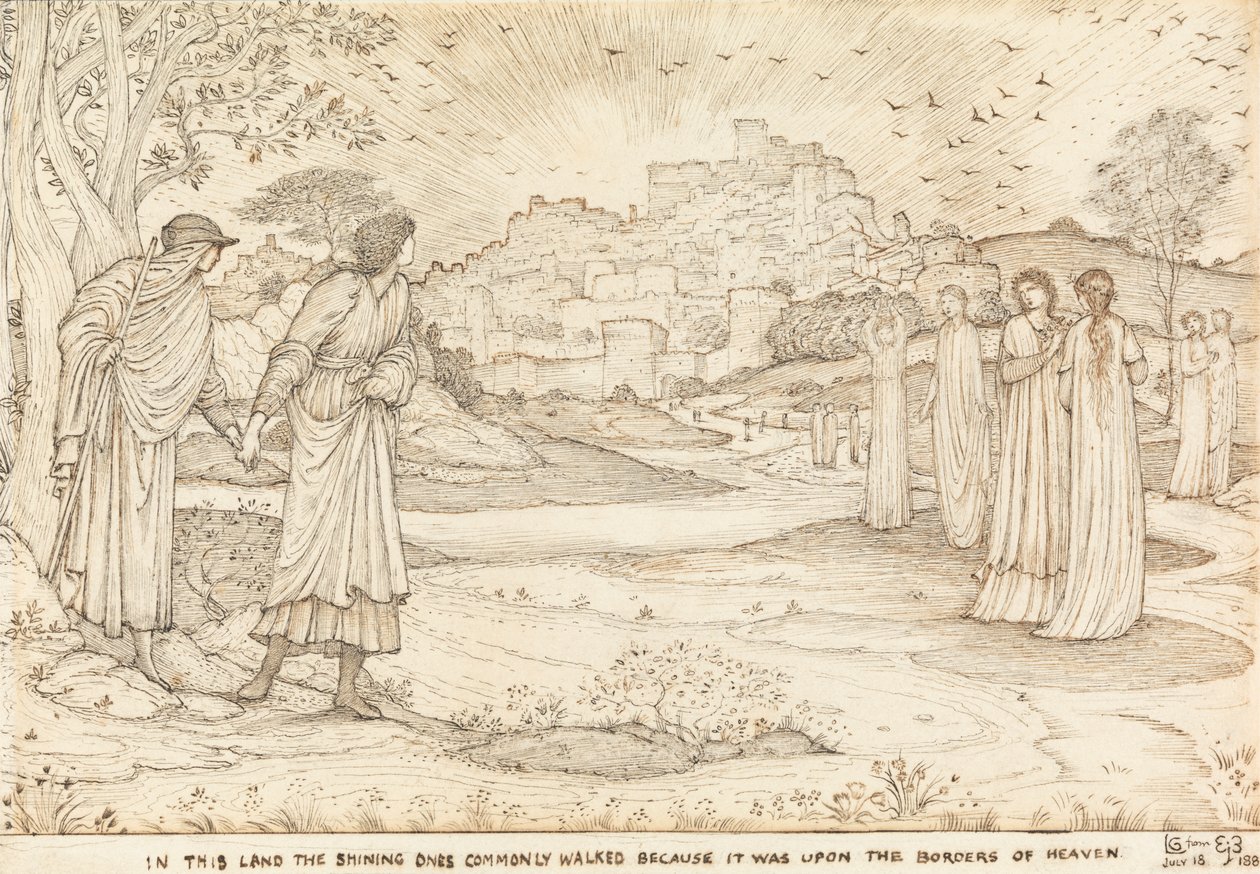 Landet Beulah af Edward Burne Jones