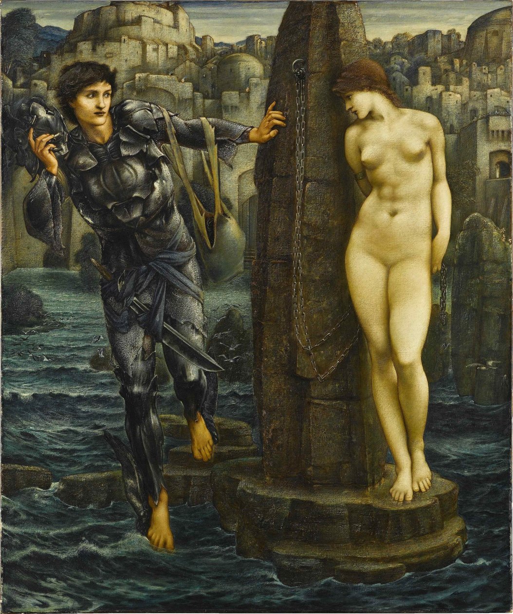 The Rock of Doom, 1885-1888. af Edward Burne Jones