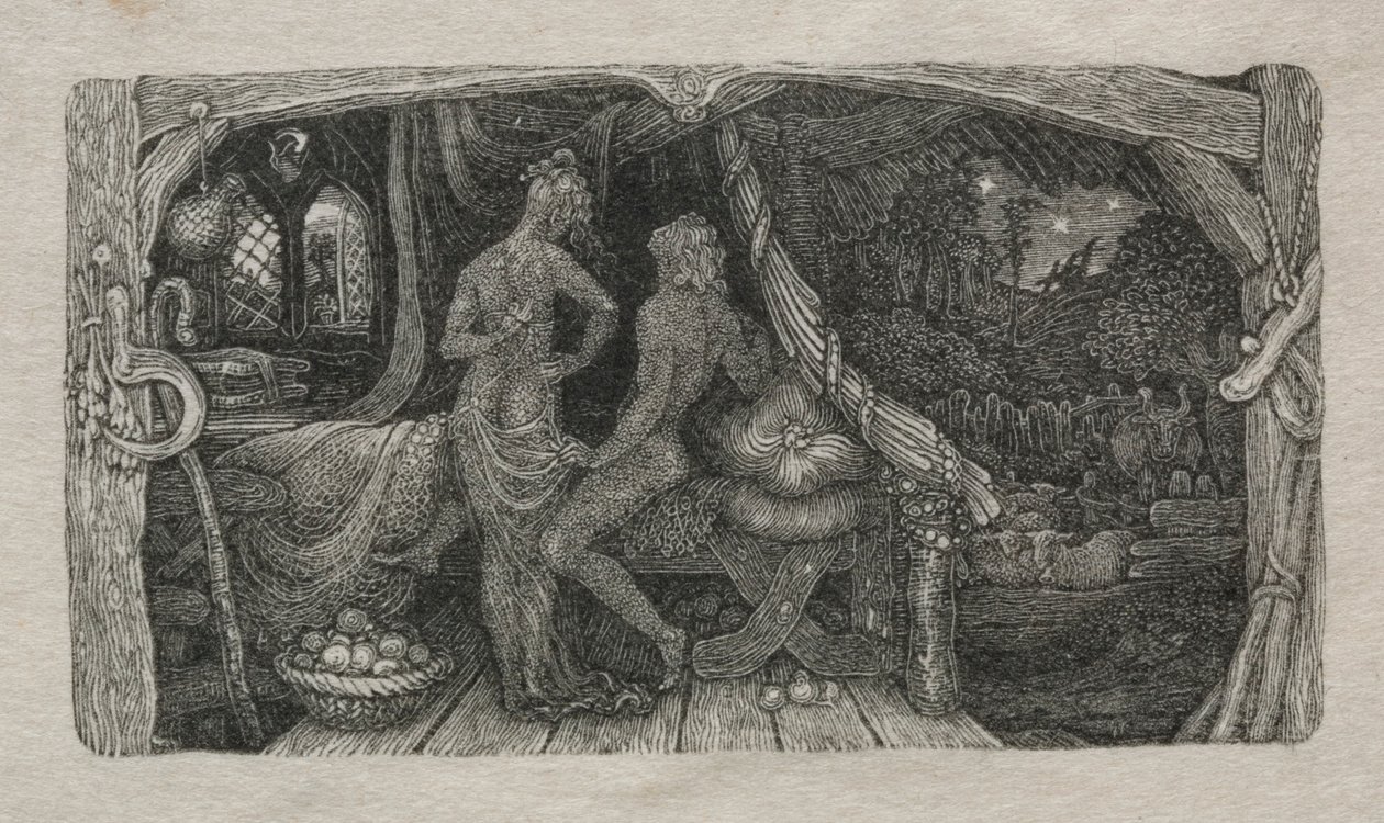 Kammeridyllen, 1829. af Edward Calvert