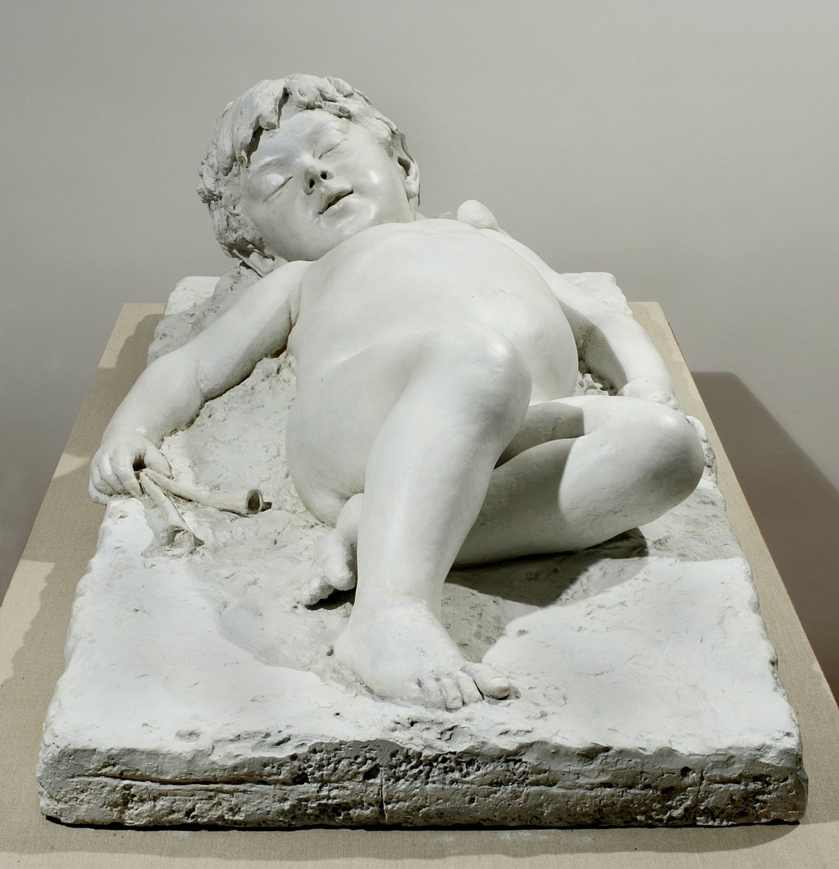 Sovende faun (gips) af Edward Clark Potter