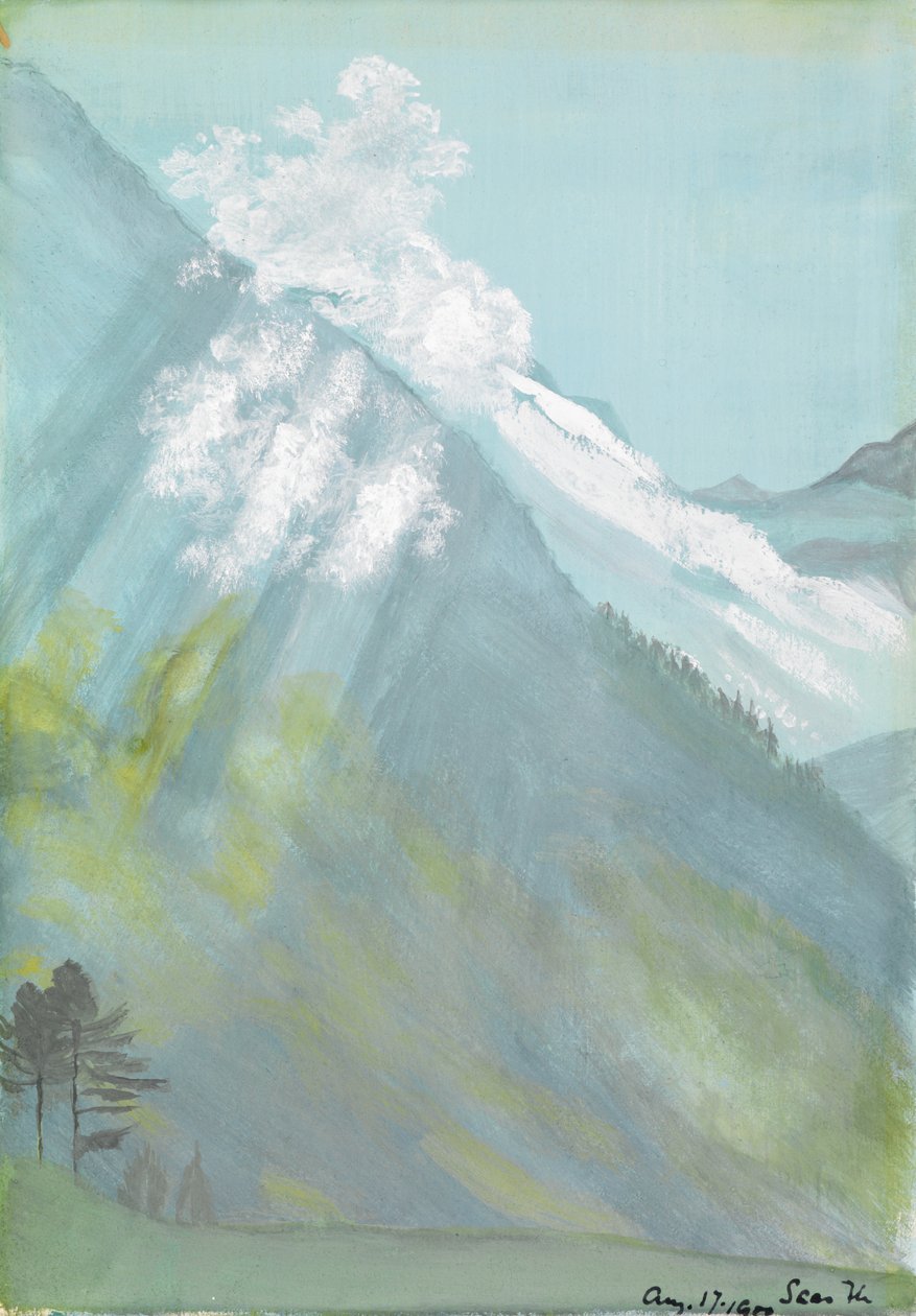 Saas-Fee, Schweiz af Edward Clifford