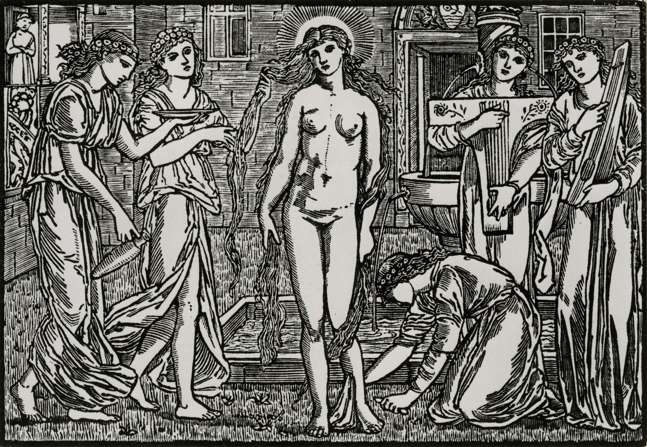 Venusretten af Edward Coley (after) Burne Jones