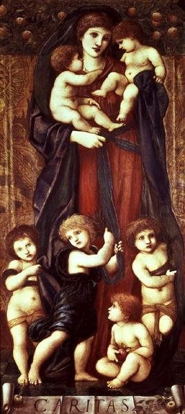 Velgørenhed af Edward Coley Burne Jones