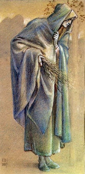 Beklædt figur af Edward Coley Burne Jones