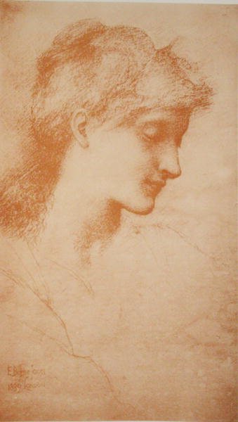 Leder af en ung kvinde af Edward Coley Burne Jones