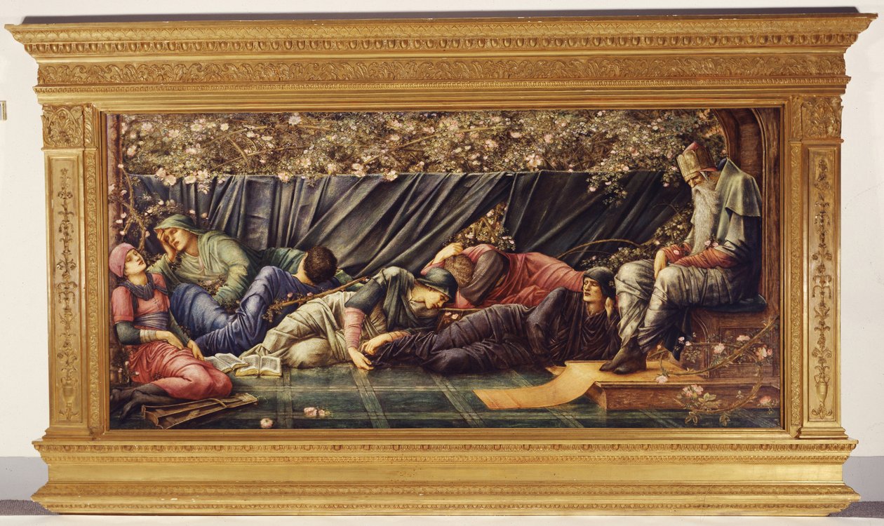The Briar Rose: Rådssalen af Edward Coley Burne Jones