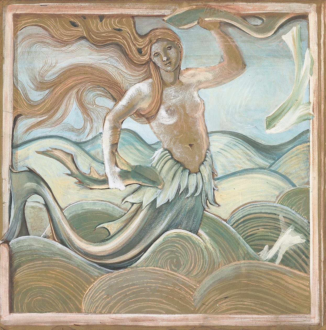 Havnymfe, af Edward Burne Jones