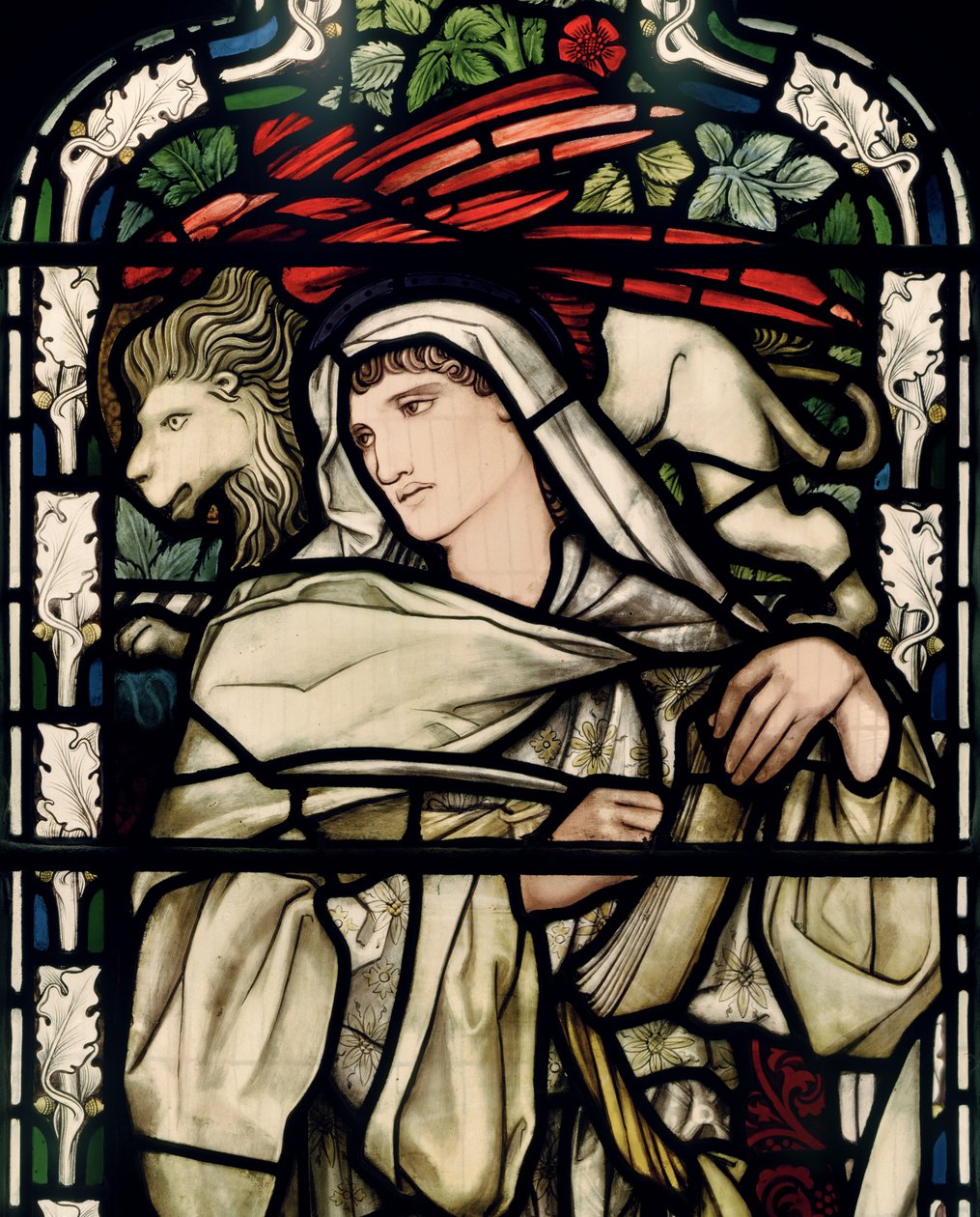 St. Mark, 1876 (farvet glas) af Edward Burne Jones
