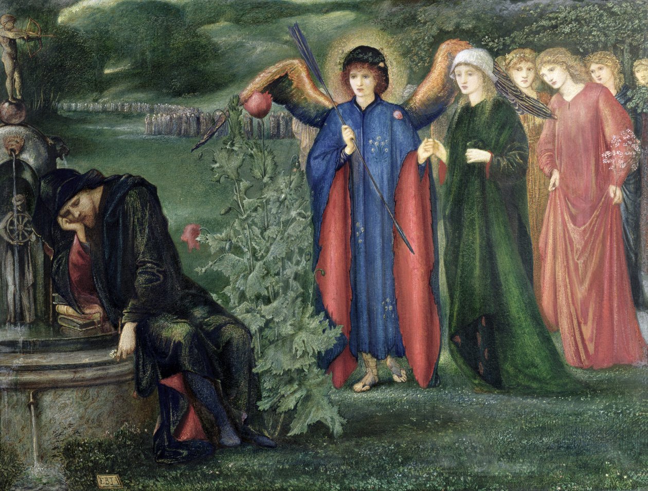 Drømmen om fair kvinder af Edward Burne Jones