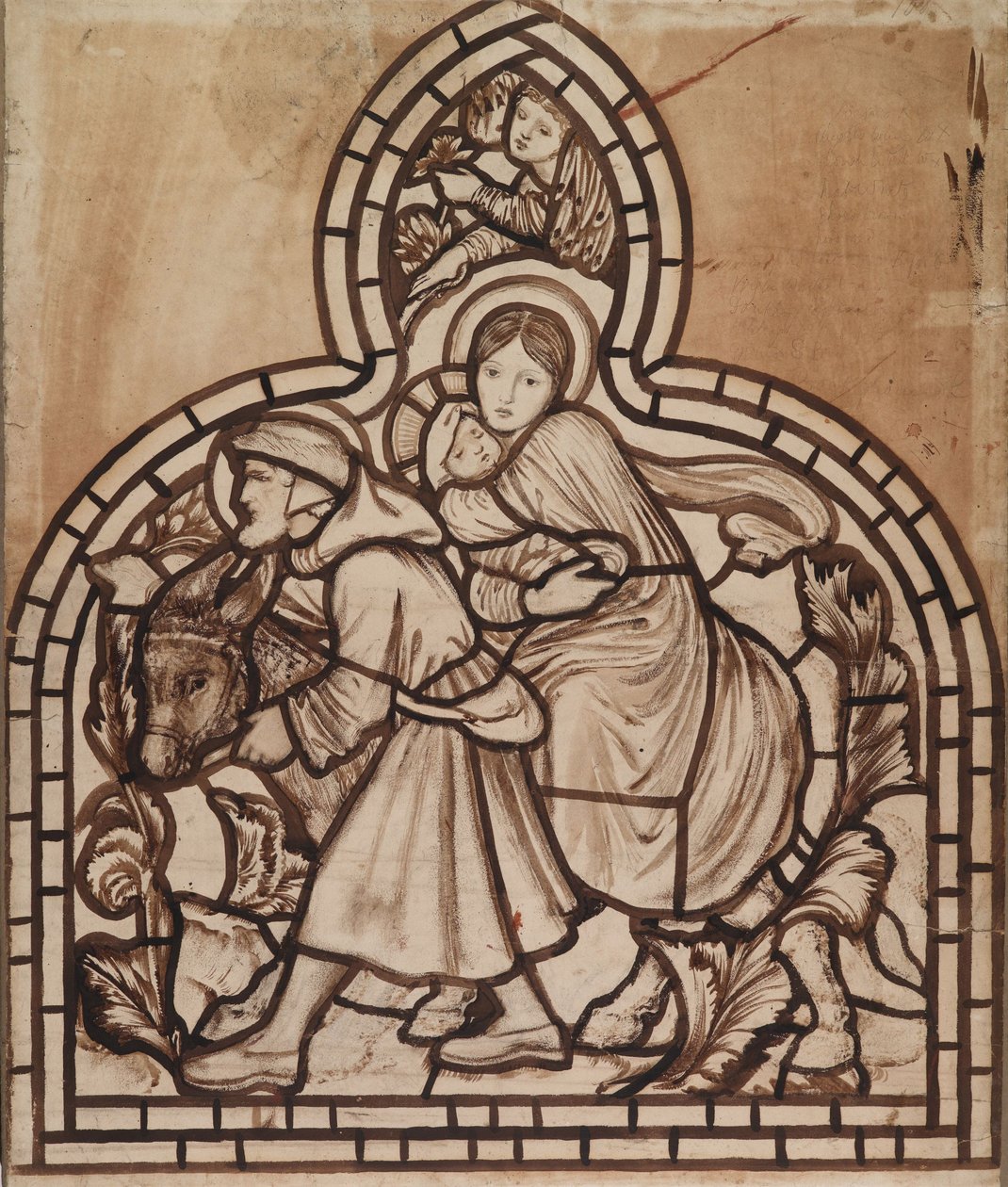 Flugten til Egypten af Edward Burne Jones