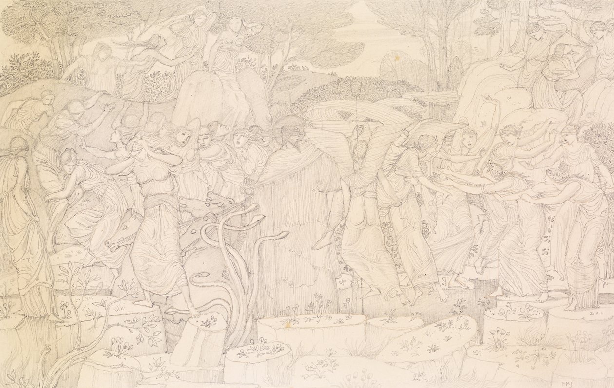 Voldtægten af Proserpina af Edward Burne Jones