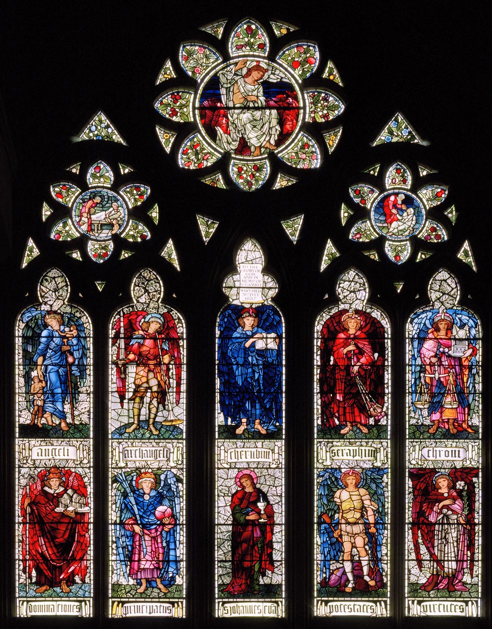 Vestvindue af Edward Coley Burne Jones