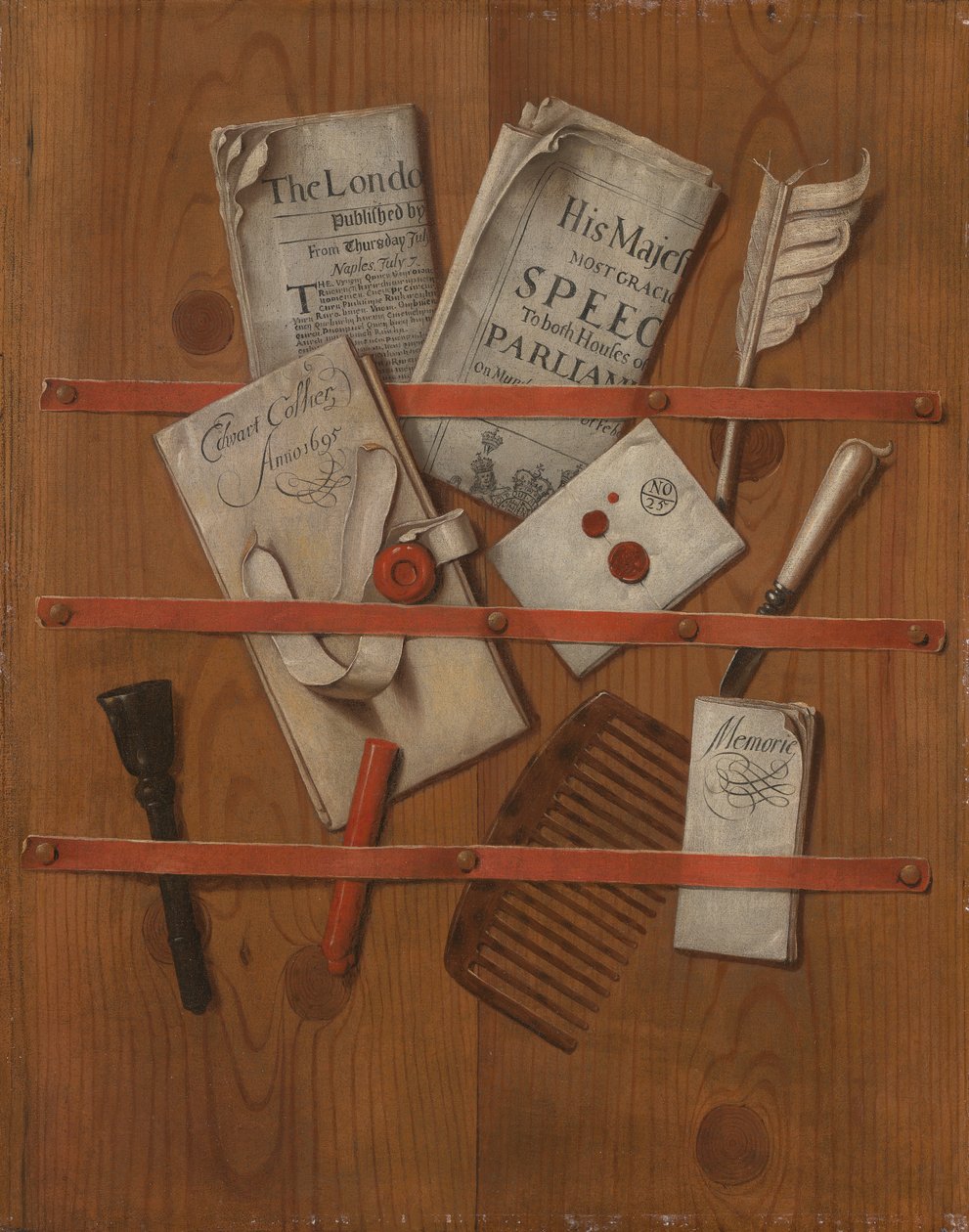 Et brevstativ af Edward Collier