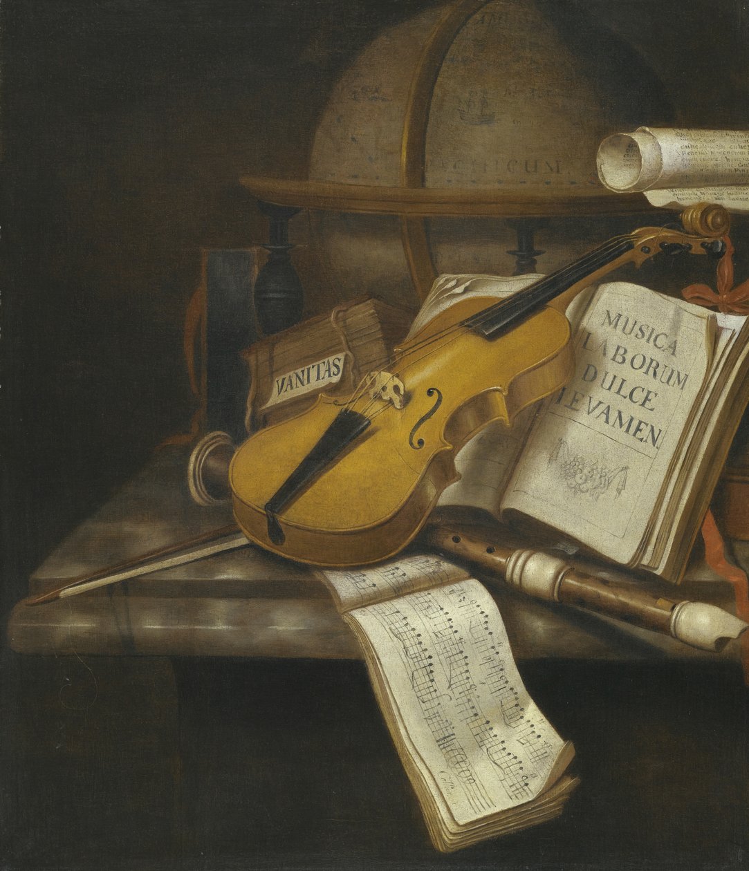 Vanitas Stilleben af Edward Collier