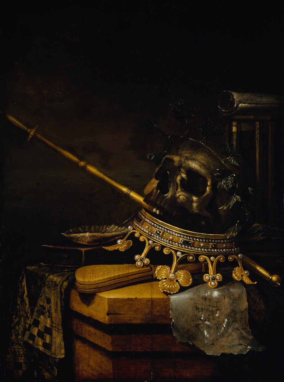 Vanity Still Life, 1661 af Edward Collier