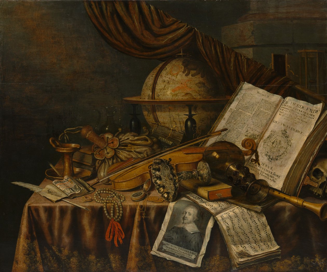 Vanity Still Life, 1662 af Edward Collier